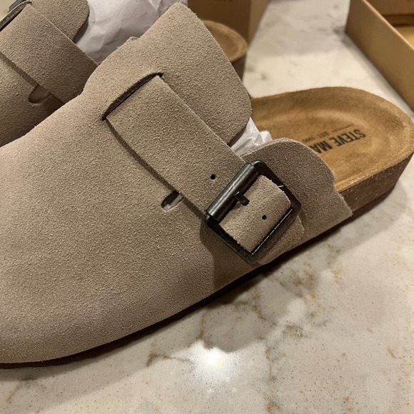 Steven madden men’s clogs suede